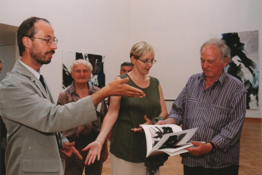 zleva Radek Horáček, Kateřina Tlachová, Jean Miotte